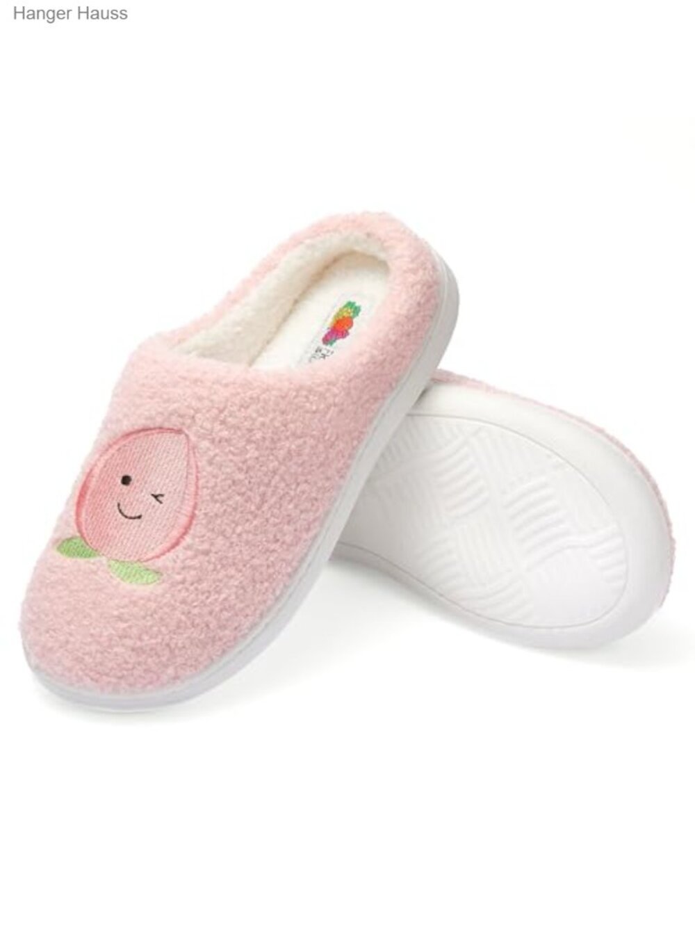 Memory Foam Plush Lined Slip-On Slippers Cozy Indoor Outdoor